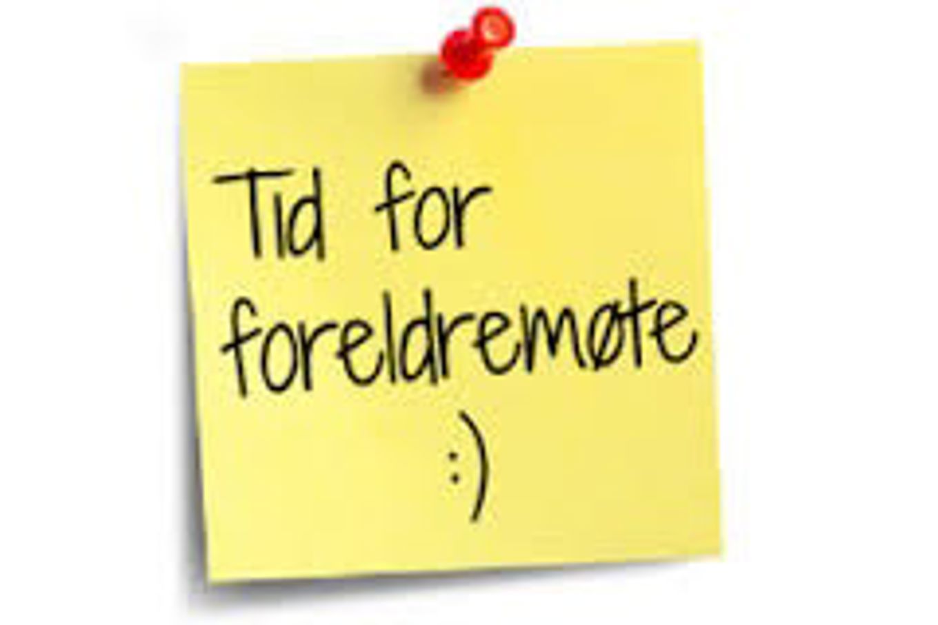 Foto: Foreldremøte Post it
